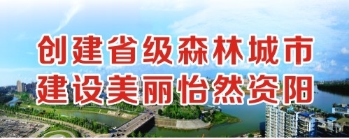 我用大鸡巴操了美女的骚逼视频创建省级森林城市 建设美丽怡然资阳